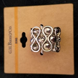 Chunky elastic ring